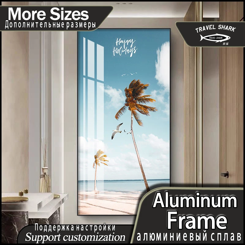 

Large Size Electrical Meter Box Decorative Painting Accessory Simple Living Room Decor Art Wall Poster Mural With Picture Frame