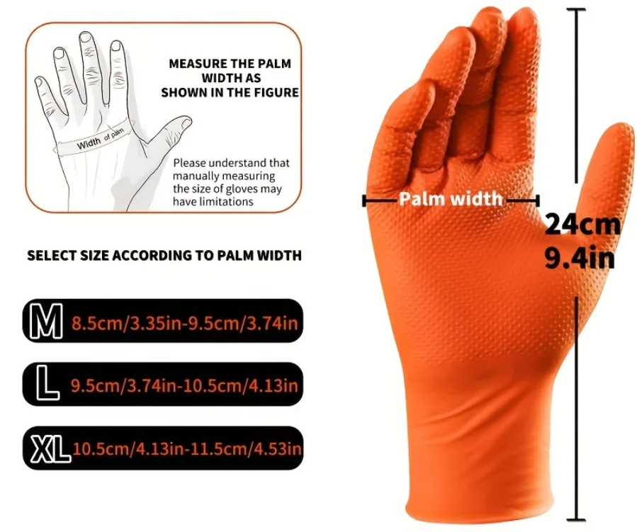 30Pcs Disposable Diamond Textu - огляд і ціна Latex Disposable Glove