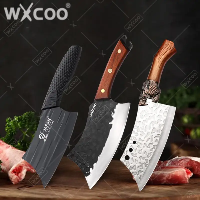 WXCOO Professional Chef Knife Japanese Fruit Slicing Knife Kitchen Accessories Durable Stainless Steel Kitchen Boning Knives