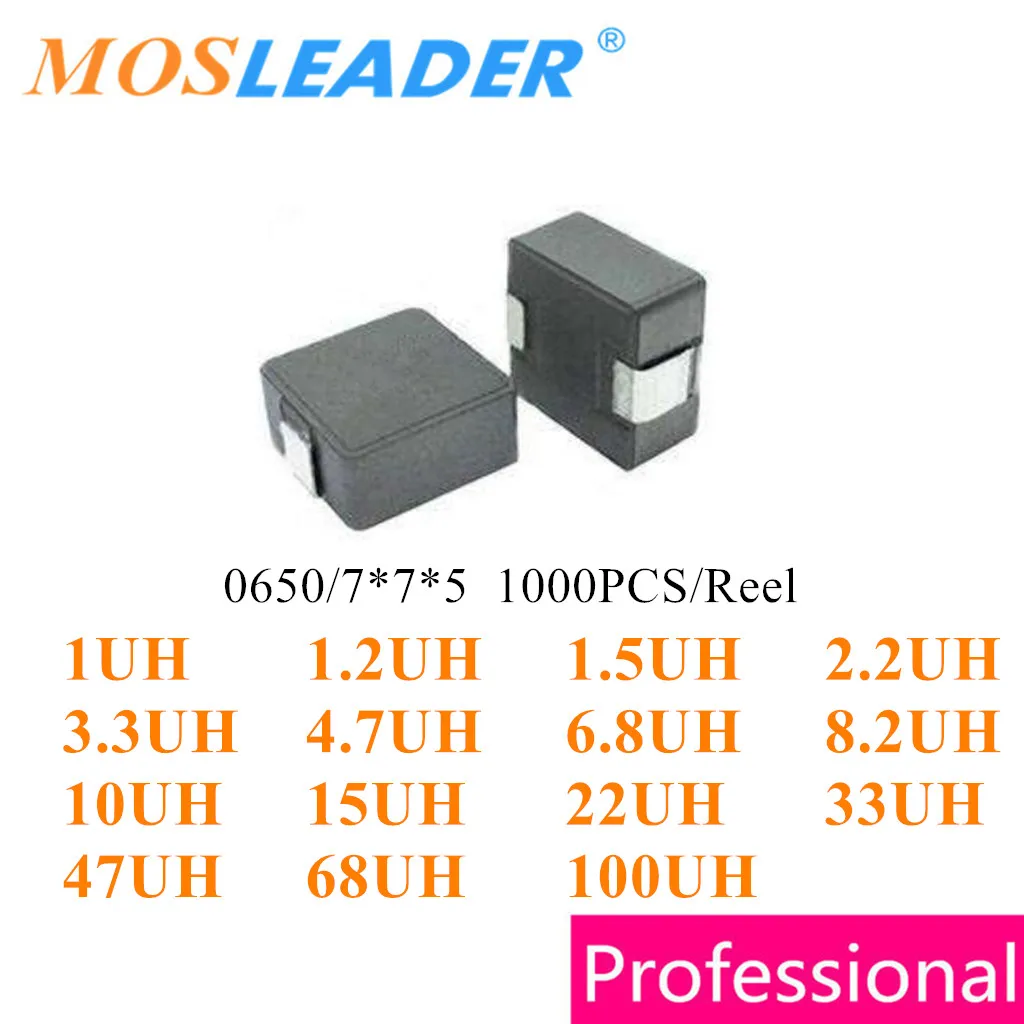 

Mosleader 1000pcs 0650 7x7x5 1UH 1.2UH 1.5UH 2.2UH 3.3UH 4.7UH 6.8UH 8.2UH 10UH 15UH 22UH 33UH 47UH 68UH 100UH 7*7*5 Inductor