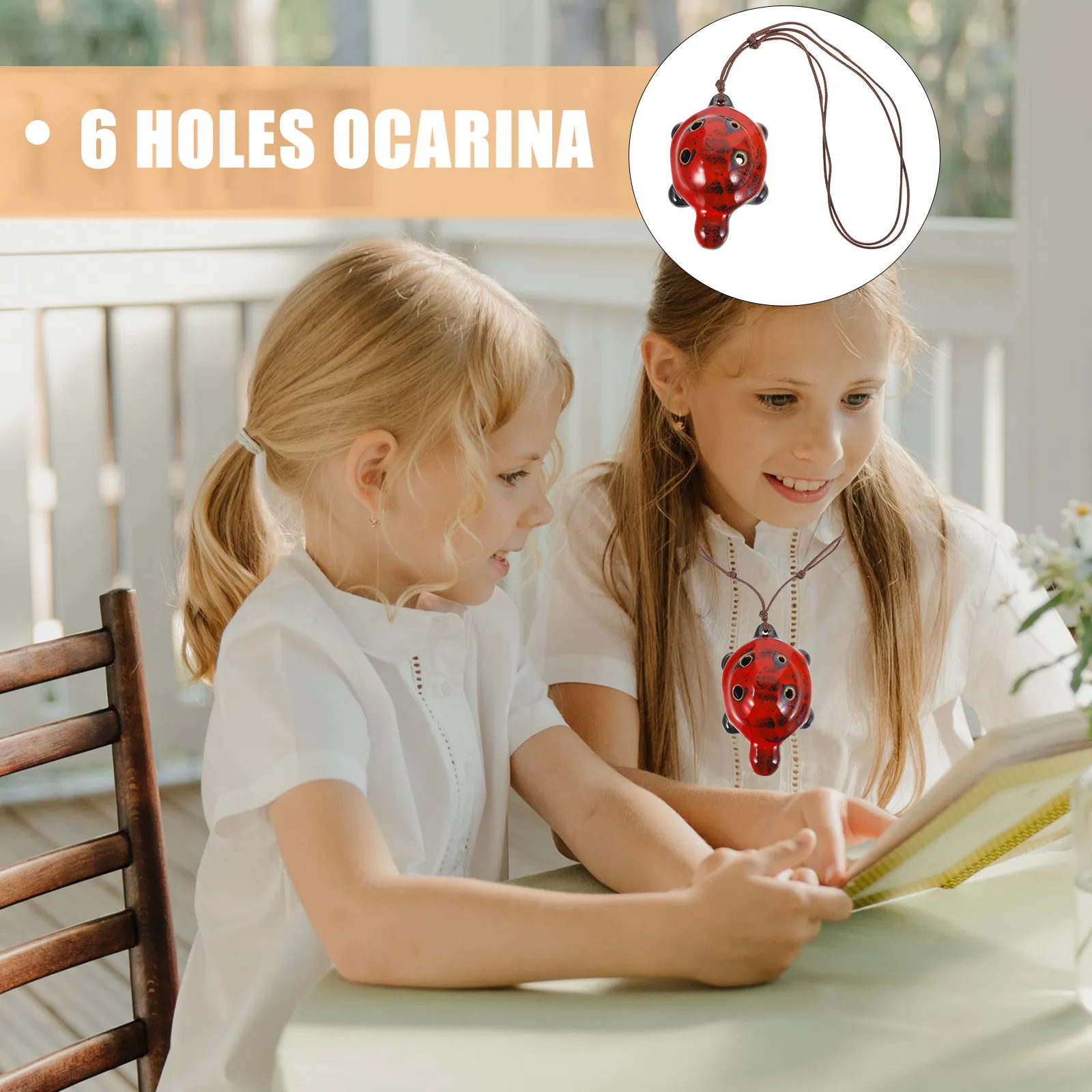 

Керамическая окарина в форме черепахи с 6 отверстиями для начинающих, портативный духовой инструмент для занятий музыкой, подарок, классический этнический стиль