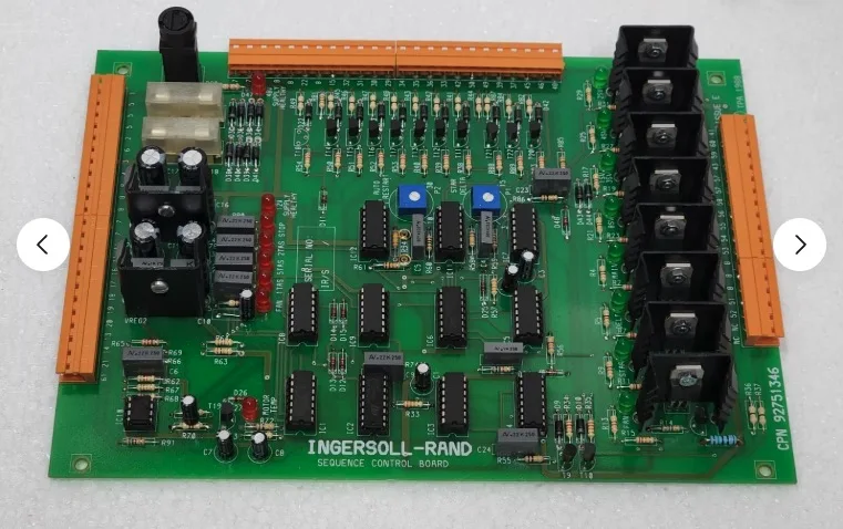 Ingersoll Rand Industrial Compressor Parts Model CPN 92751346 Sequenz Kontrolle Aluminum & Metal Main Circuit Controller