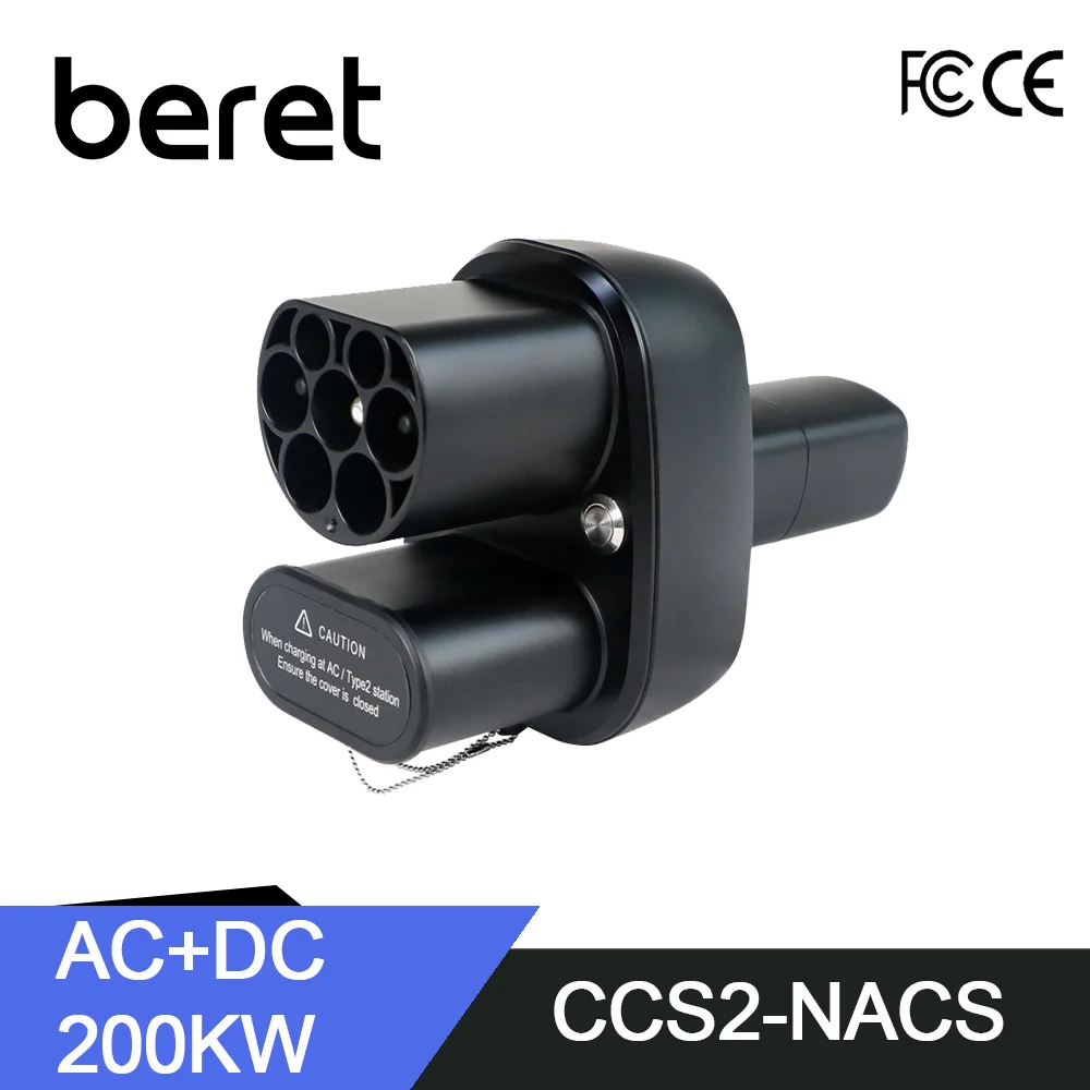 Beret CCS2 To Tesla EV Charger Adapter 250A CCS2 Combo for Tesla Convertor for Car Charger CCS2 for Model 3 Y X S