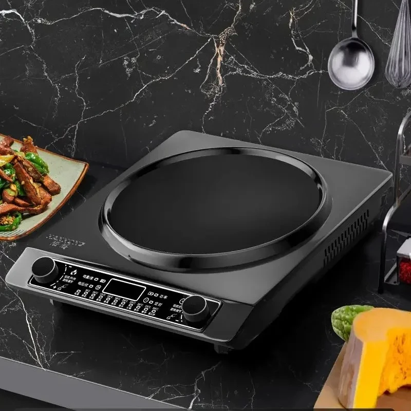 Concave induction cooker, household concave stove high-power commercial, concave energy-saving stir-frying