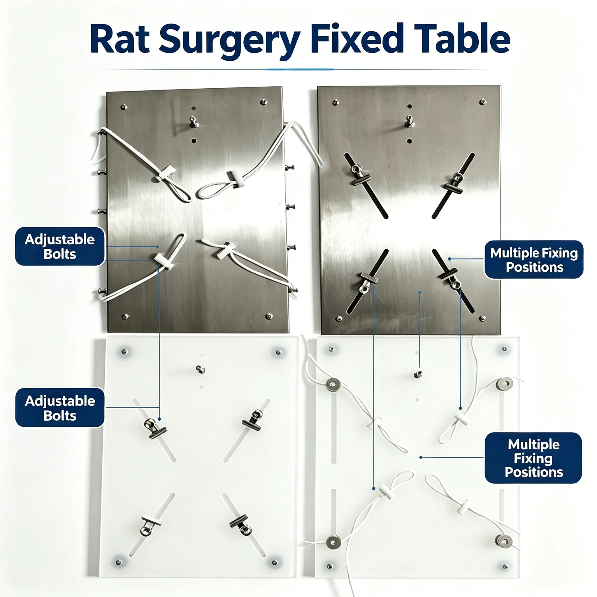 Mice Rat Surgery Fixed Table Board Dissection Table Fixation Plate for Mouse Rats Laboratory Equipment Veterinary Supplies