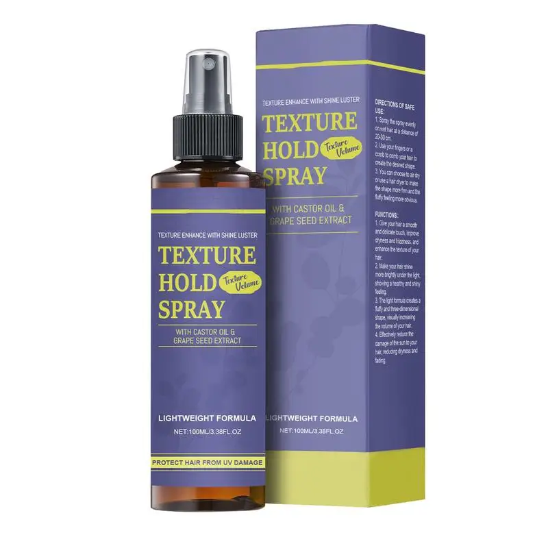 

Спрей для укладки волос длительной фиксации, улучшающий текстуру, толщина волны сильной фиксации, нежирный спрей для моделирования вьющихся волос