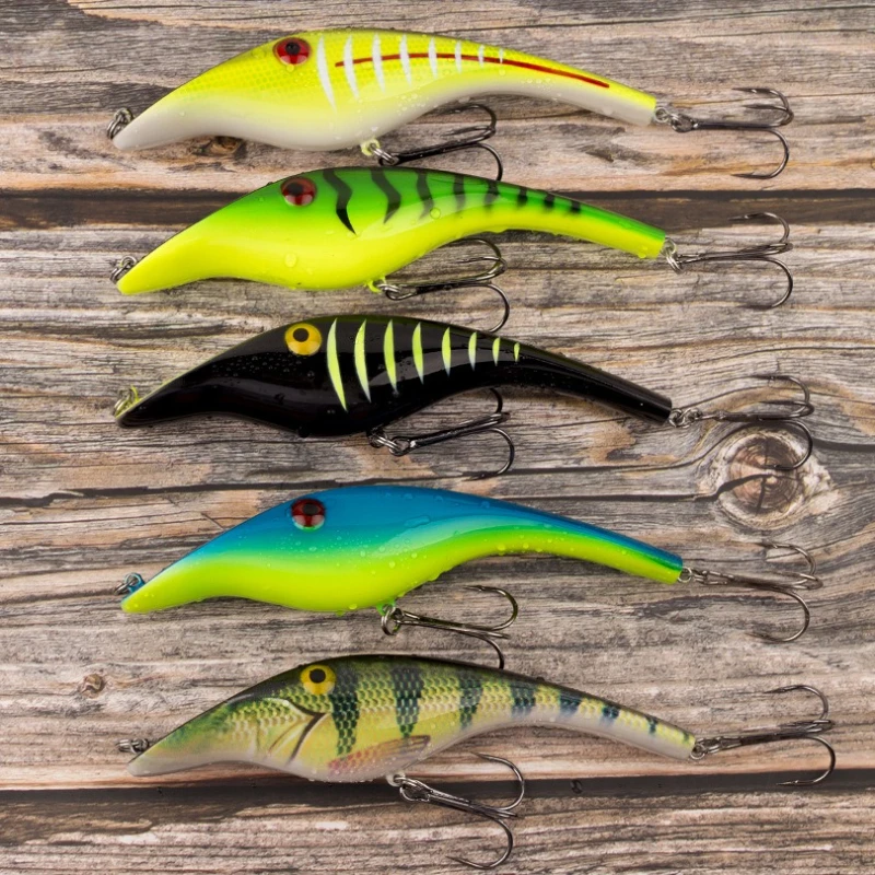

ALASICKA 140mm 42g 1pcs Zalt Pike Undberg Stalker Musky Muskie Pike Bass Lure Bait Wobbler 3D Eyes Floating Crank Jerk Troll