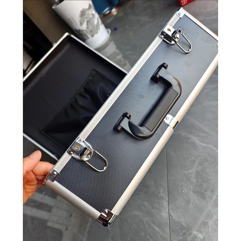 Multifunctional Large Portable Toolbox with Display Instrument Equipment Case Aviation Suitcase Aluminum Storage with Sponge