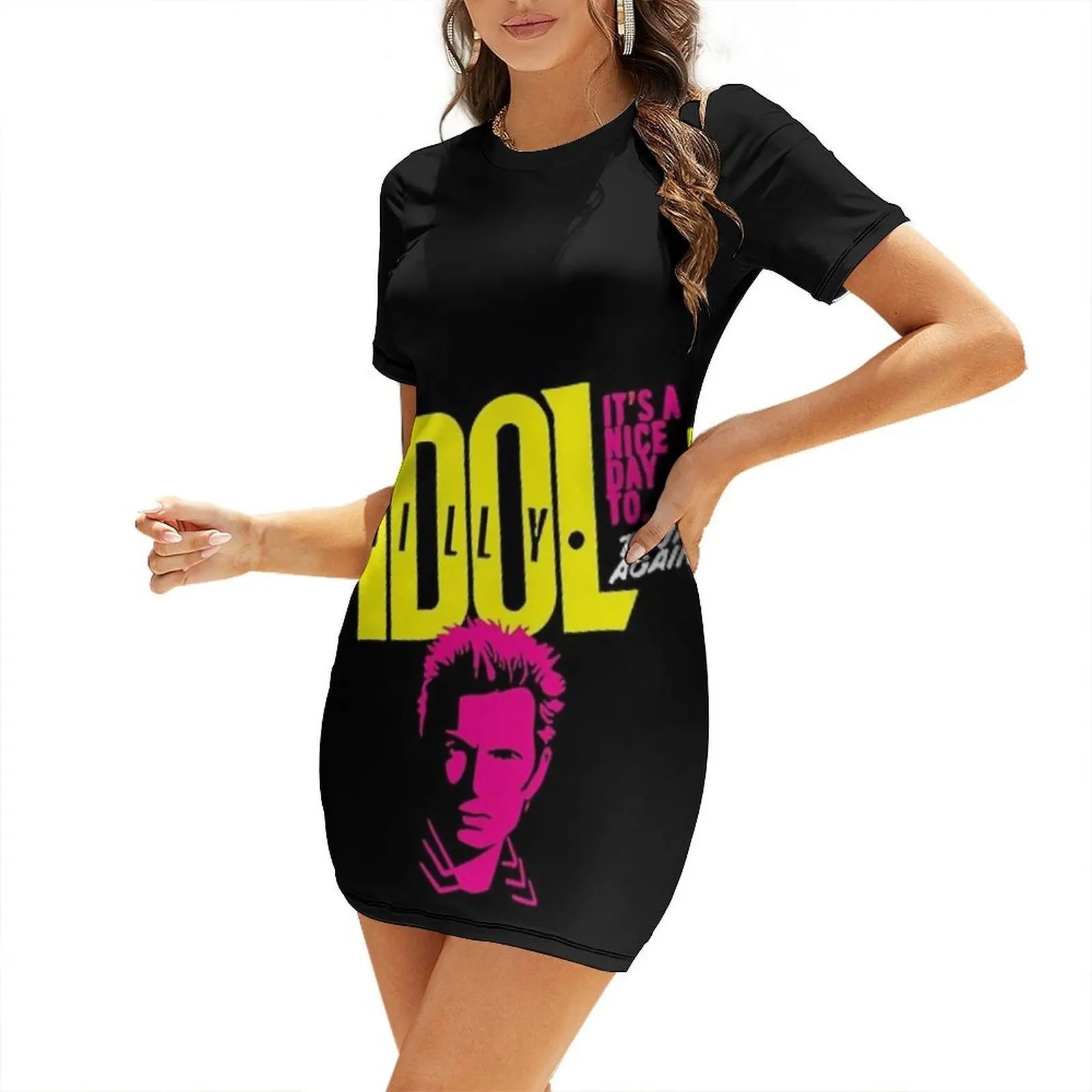 

It's A Nice Day To Tour Again Short-Sleeved Dress Woman's evening dress dresses summer woman 2026