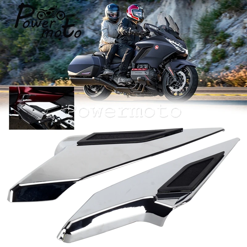 

For Honda Goldwing 1800 GL1800 Gold Wing GL 1800 2018-2021 Motorcycle Accessories Chrome Side Fairing Covers Decorative Trims