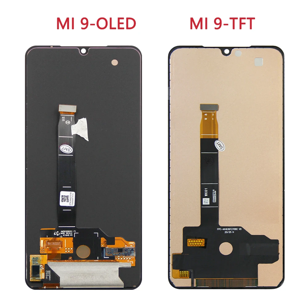 For Xiaomi Mi 9 6.39\'\'For Mi9 M1902F1G LCD Display Touch Screen Digitizer Assembly Replacement