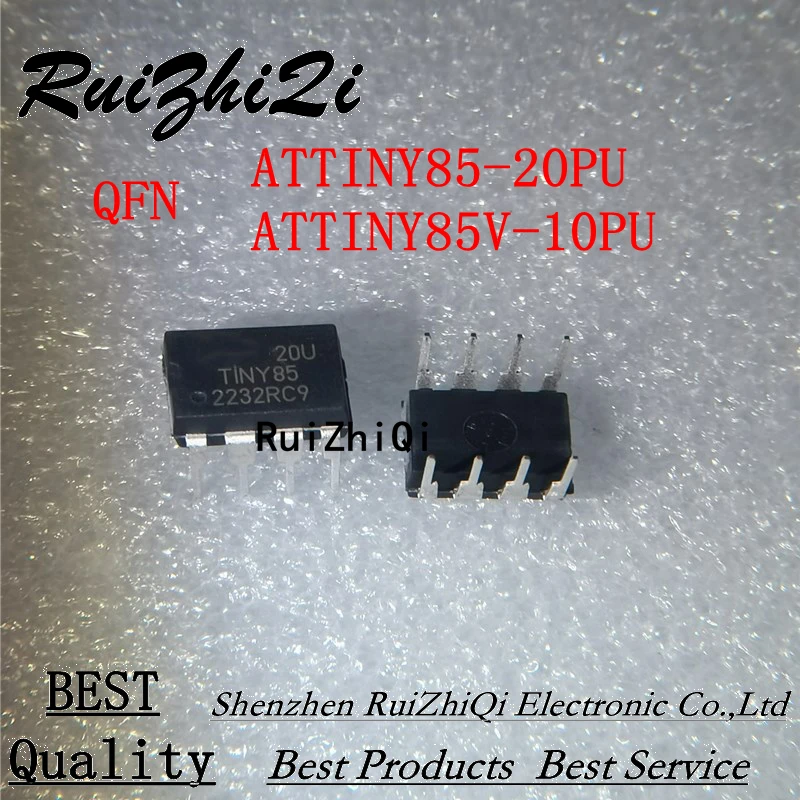 NEW 5PCS/LOT ATTINY85-20PU ATTINY85V-10PU  DIP8