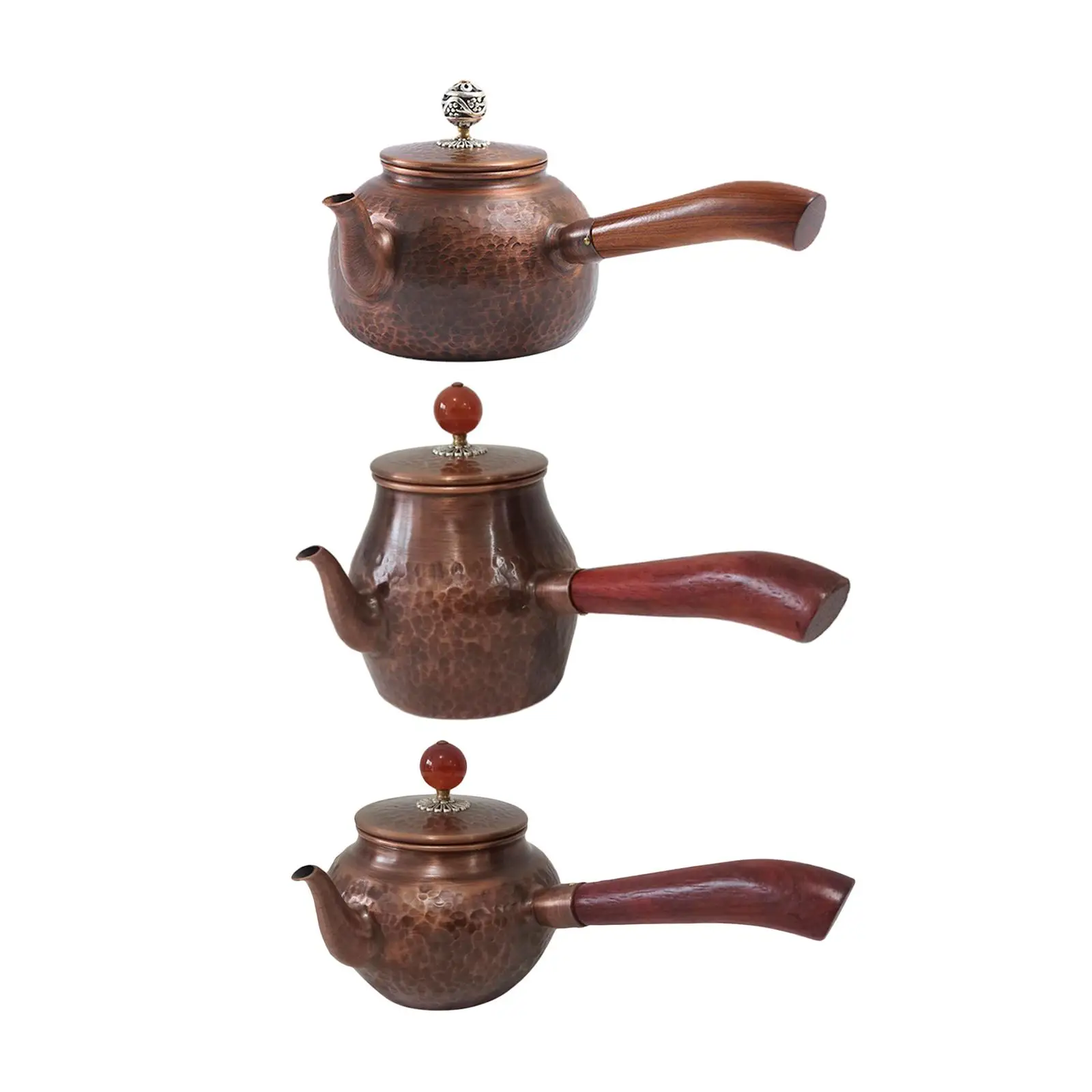 

Copper Tea Pot Milk Jug Chinese Tea Ceremony Tea Dispenser Teaware Tea Infuser for Hiking Camping Kitchen Outdoor Restaurant