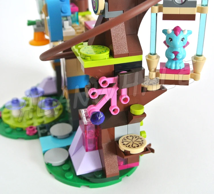 233 個のエルフ エルヴァンデール ドラゴンズ学校 ベイビー ウィンド ハウス 10501 組み立てブロックキット プレイトイ おもちゃ モデルと互換性あり