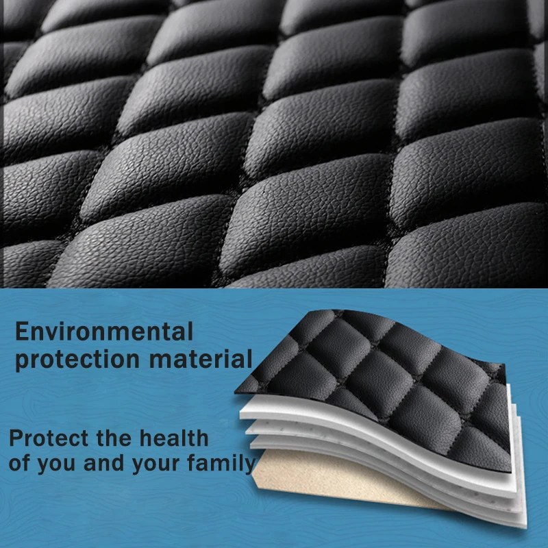 Car Trunk Mats For MG HS Plug-in PHEV EHS AS23 2020 2021 2022 Waterproof Car Rear Trunk Mats Interior decoration Car Accessories