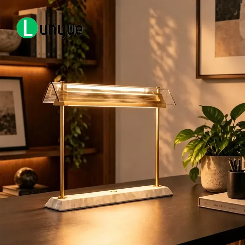 Nordic Style Premium Desk Lamp Original Design Luxury Table Light for Private Residence Study Elegant Novelty Shadow Effect