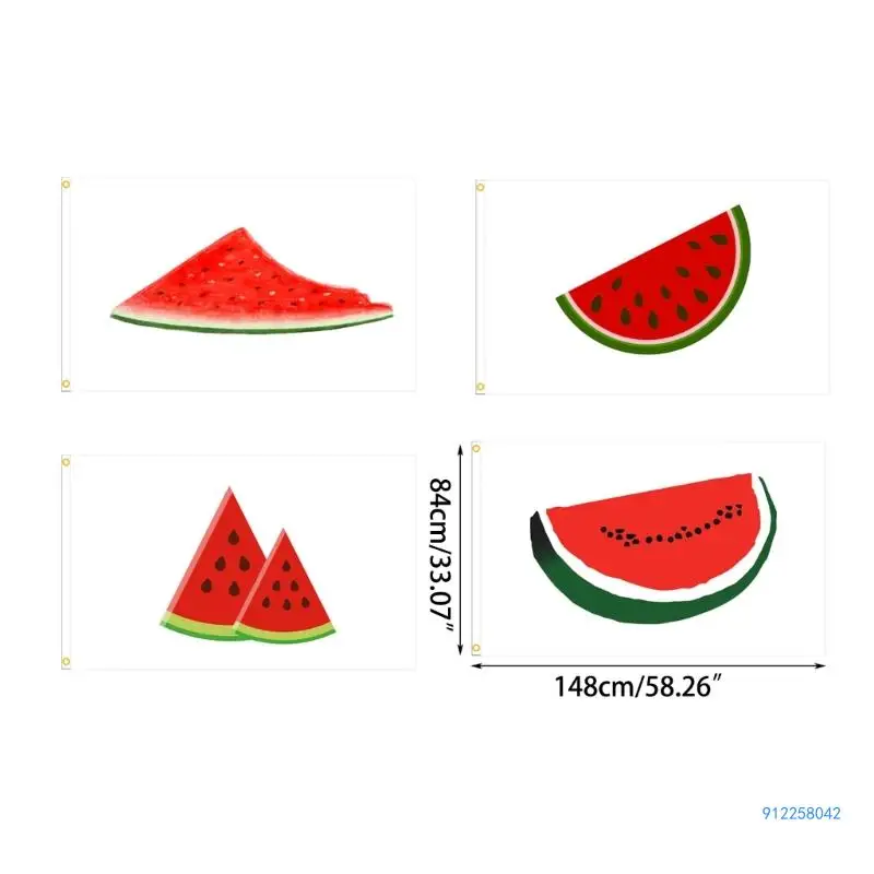 90x150cm 수박 깃발은 애국 활동에 적합합니다. 오래 지속되는 드롭 배송