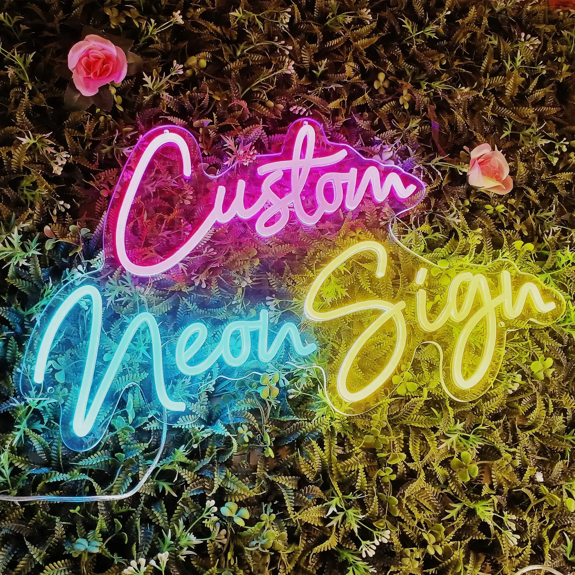 

Custom LED Neon Luminous Customizable Sign Light Neon Signs DIY Led Lights Neon Wall Decorative Wedding Party Bar Wall Lamp