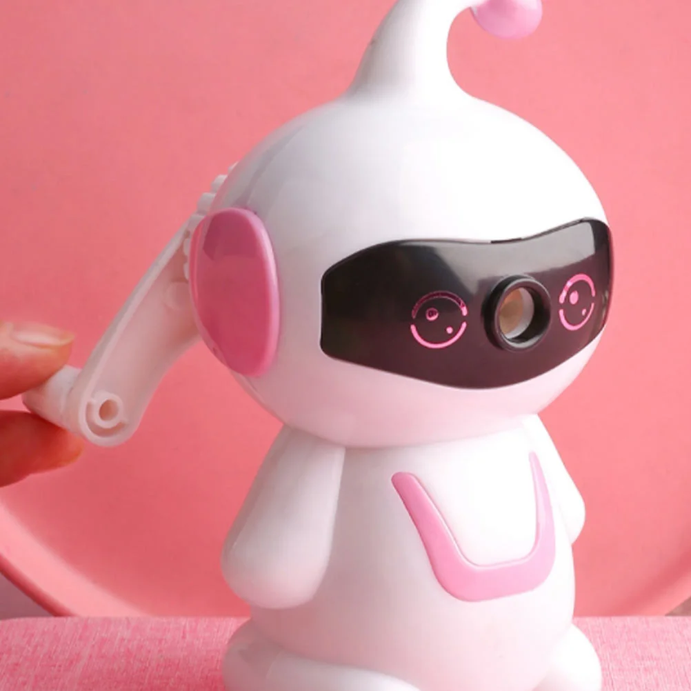 Gadpiparty kolorowe ołówki Kawaii temperówka robot kreskówkowy instrukcja urocze narzędzie do użytku biurowego ręcznie