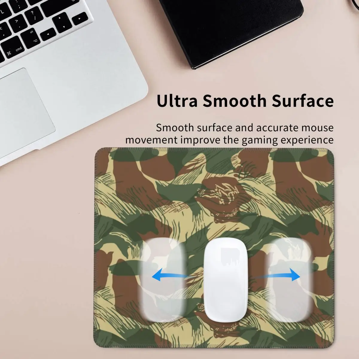 ローデシアブラシストローク迷彩マウスパッドコンピュータキーボードマウスマットゲームPCデスクマットオフィステーブルマット