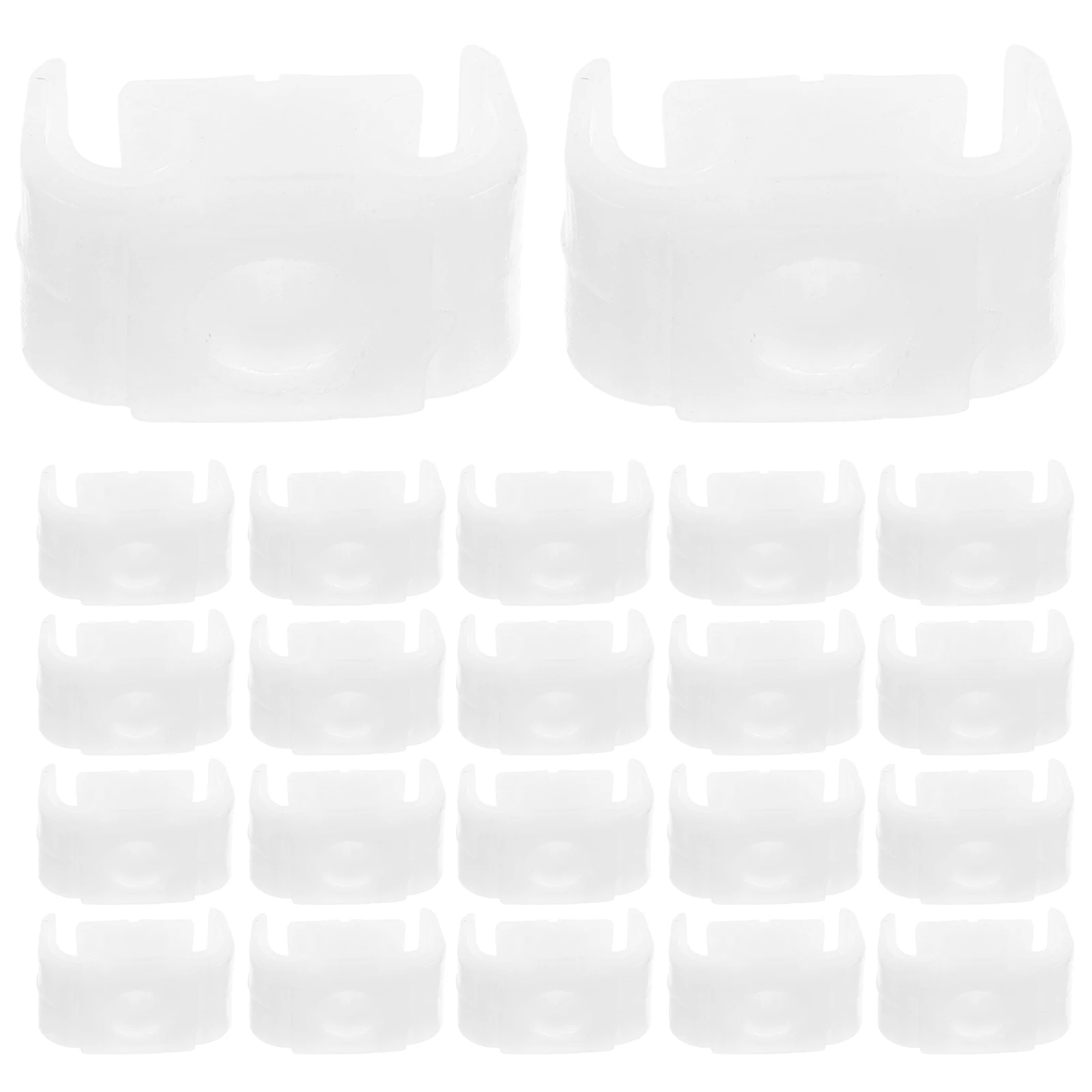 

50pcs Car Fixing Clips Nylon Hose Clamps Line Vehicle Brake Fuel Line Mounting Universal Application Easy Install Automotive