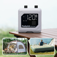 Peakpick Electric Air Pump for Tent Camping 20PSI 38.48Wh Battery Rechargeable SUP Pump for Inflatable PVC Boat Stand Up Paddle