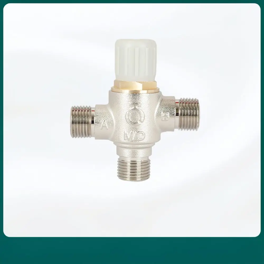 For For Baizhan Brass Zero Cold Water Valve Thermostatic Pipe Connector Solar Gas Heater Circulation Control Device