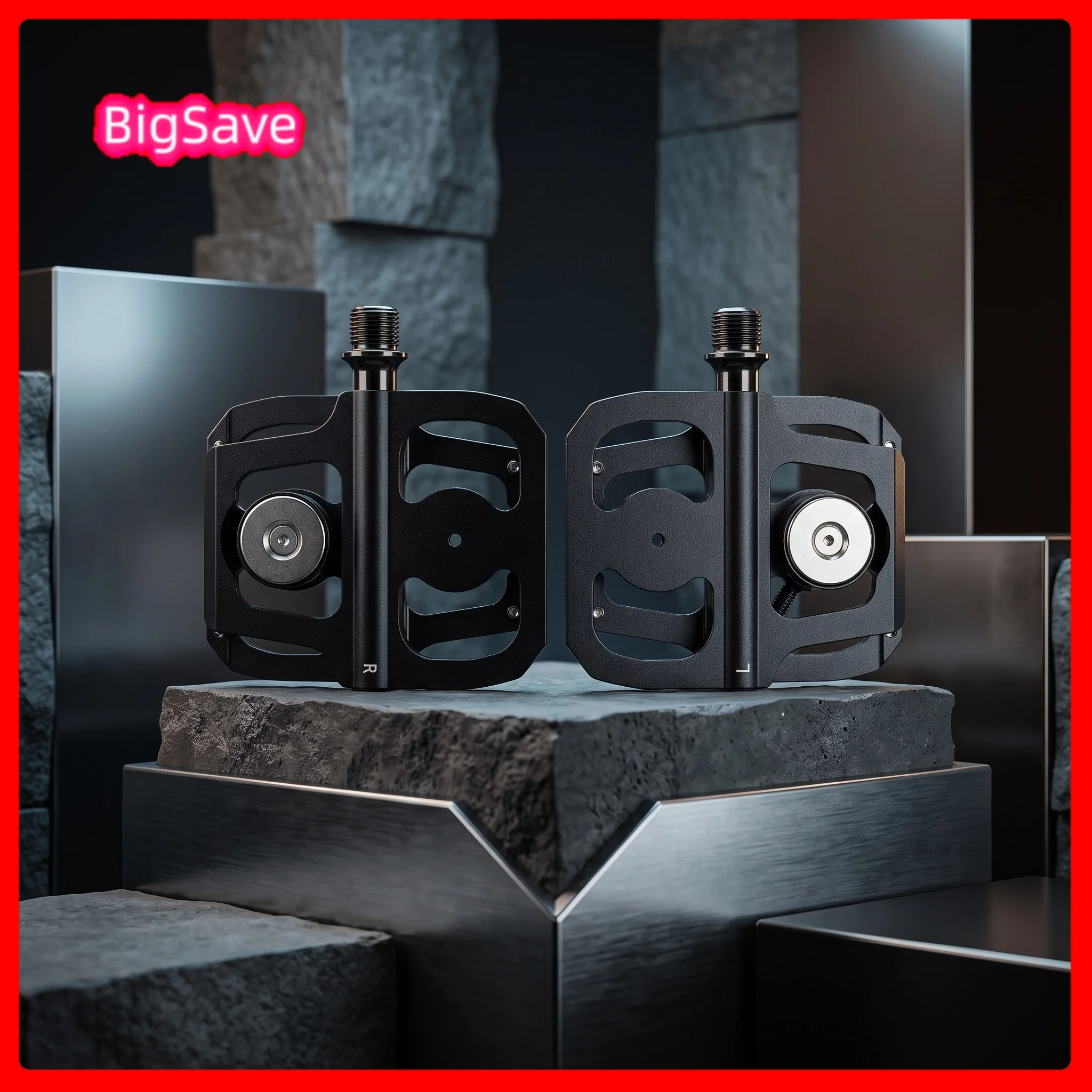 Pedal Platform Flat - 2PCS Bike Pedals Aluminum Alloy Steel