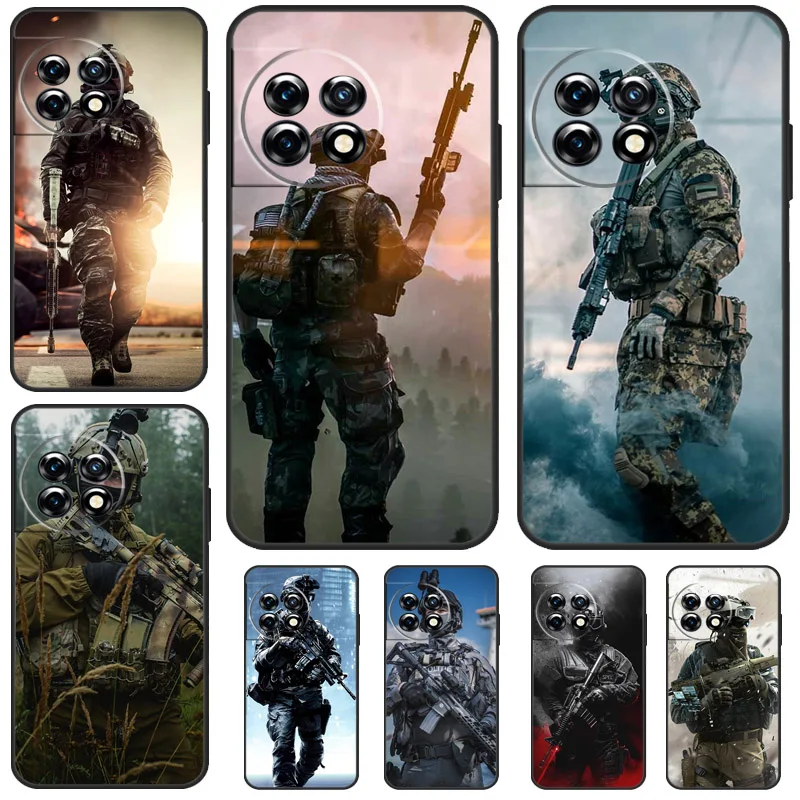 Tactical Swat Gear Pattern For OnePlus Nord 3 CE 2 Lite 2T N10 N20 N100 N200 8 9 10 Pro 11 12 8T 9RT 10T 10R 12R Case