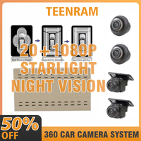 Car Camera Universal Car 4 Camera 360 Degrees Surround View Reverse Parking Camera Bird View Panoramic 2D System DVR HD 1080P