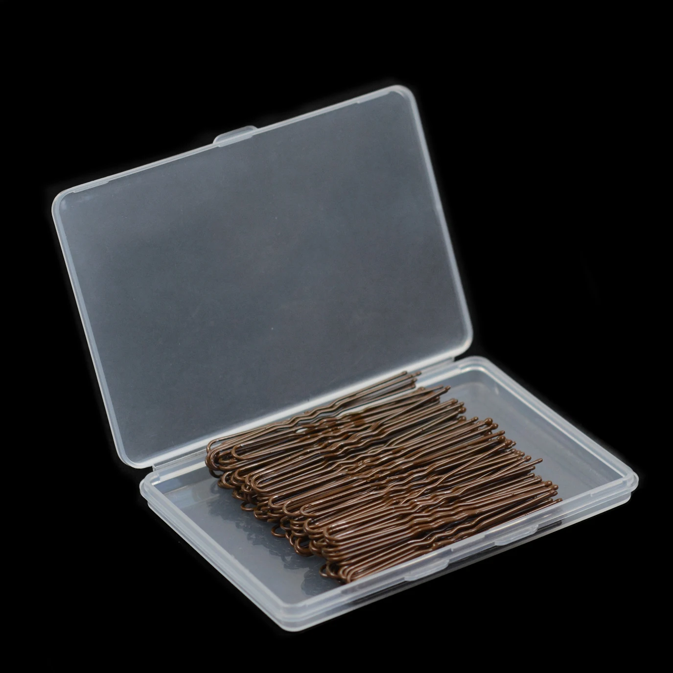100Pcs U Shaped Hair Pins Hair Bun Pins for Women Girls Styling Hair ( 2.4 Inch, Black /Brown/Gold)