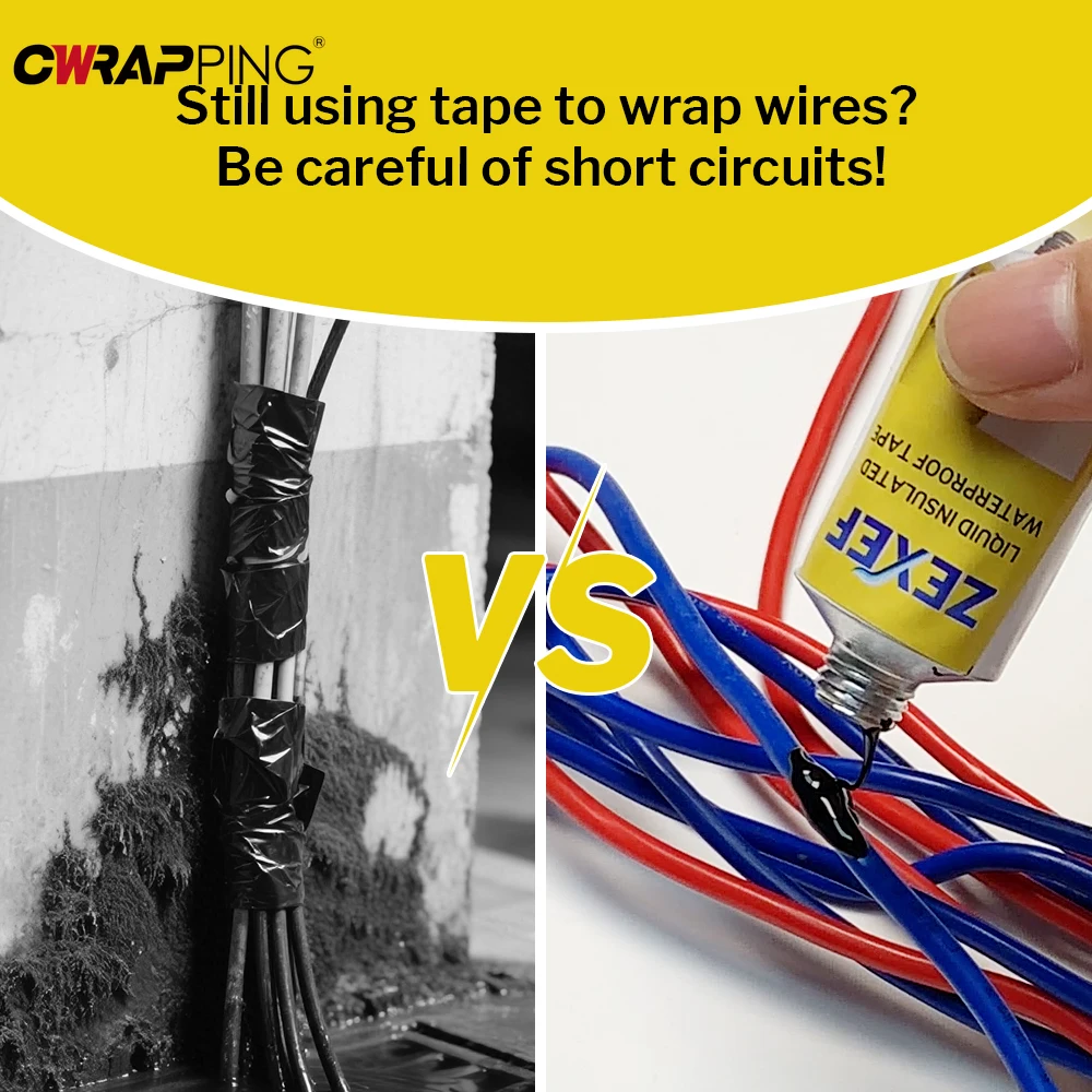 

Gaffer Tape Liquid Insulating Tape Repair Rubber Electrical Wire Glue Waterproof Wall Sticker Ultra-strong Double Sided Adhesive