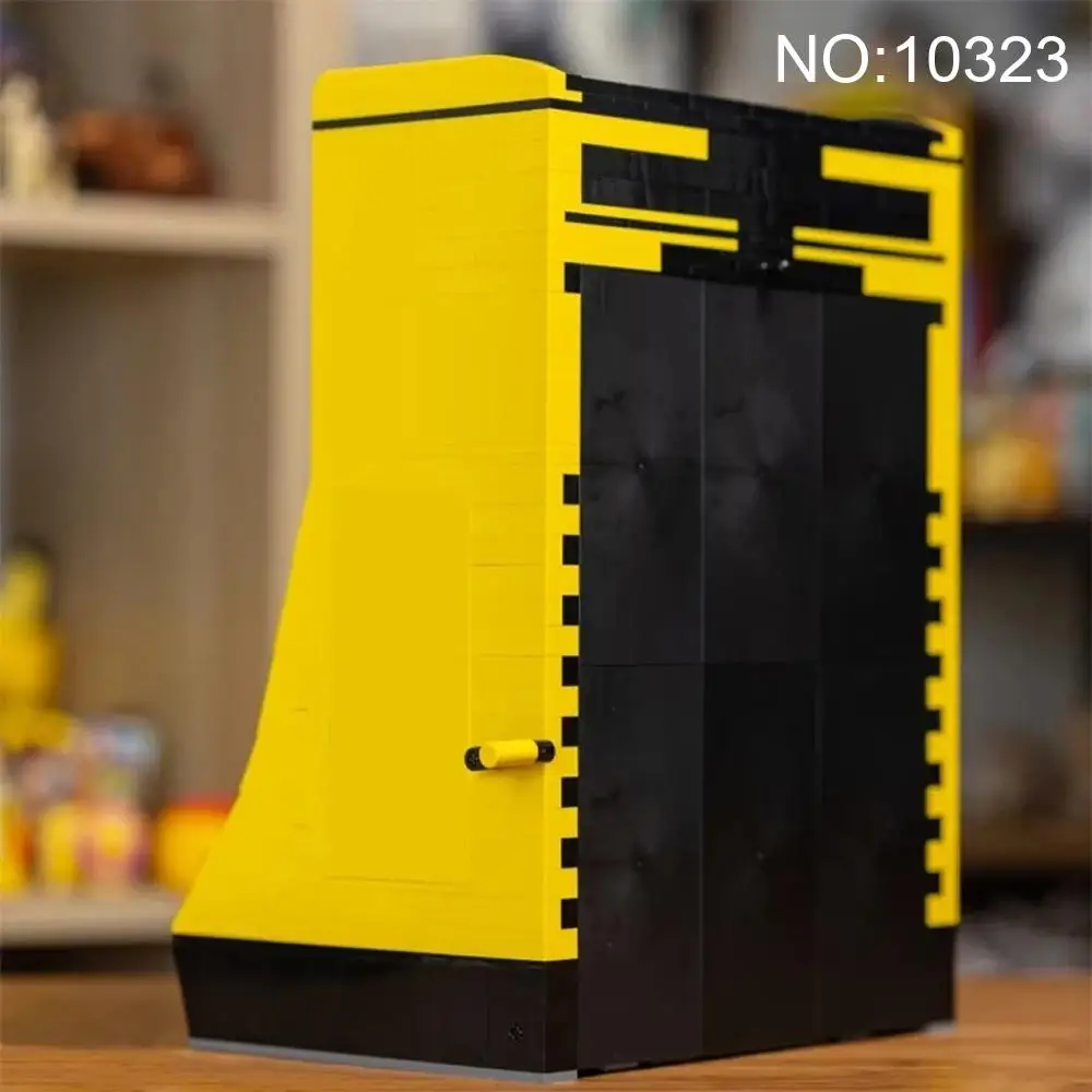 Classic Dot-Eating Hero Construction Bricks, Innovative DIY Present Yellow Orb Character  High-Quality Assembly Kit