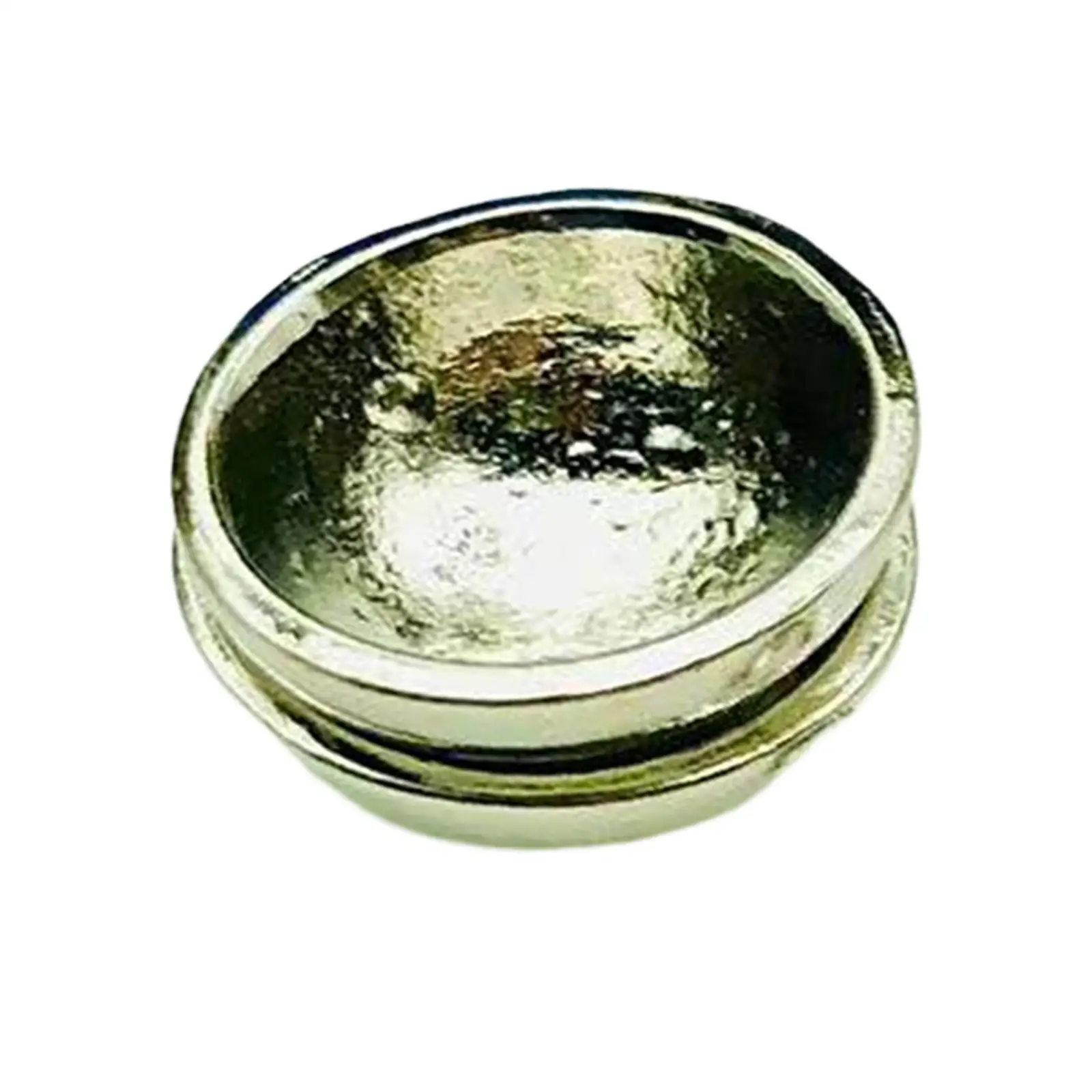 Dollhouse Tableware Miniature Kitchen Accessories Alloy Pot Bowls Chopsticks for 1 12 Scale Doll House Furniture Decor