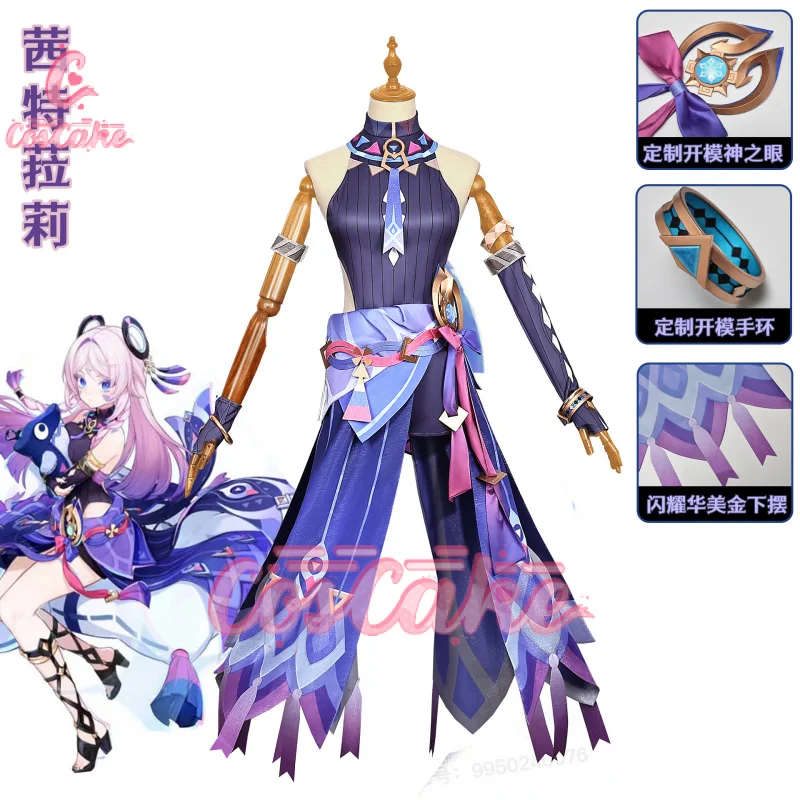 

Genshin Impact Citlali Cosplay Uniform Costume Halloween Carnival Party Christmas Play Role Clothes for Women Coscake