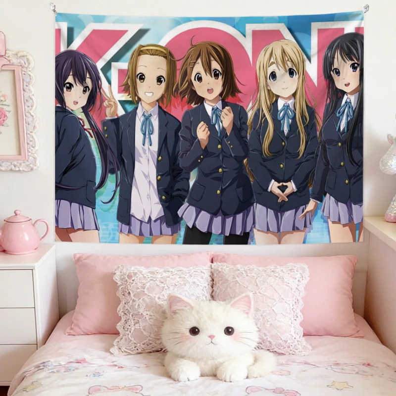 VIKAMA Bocchi X K On Crossover Tapestry Wall Hanging, 6 Designs, Wall Decor for Bedroom Living Room Dorm