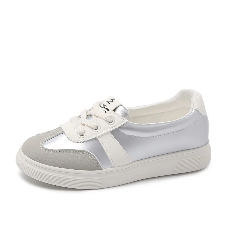 

Woman Vulcanized Shoes Spring and Autumn Fashion Lace-Up Casual Thick Sole Skateboard Shoes Zapatos De Mujer Women's Sneakers