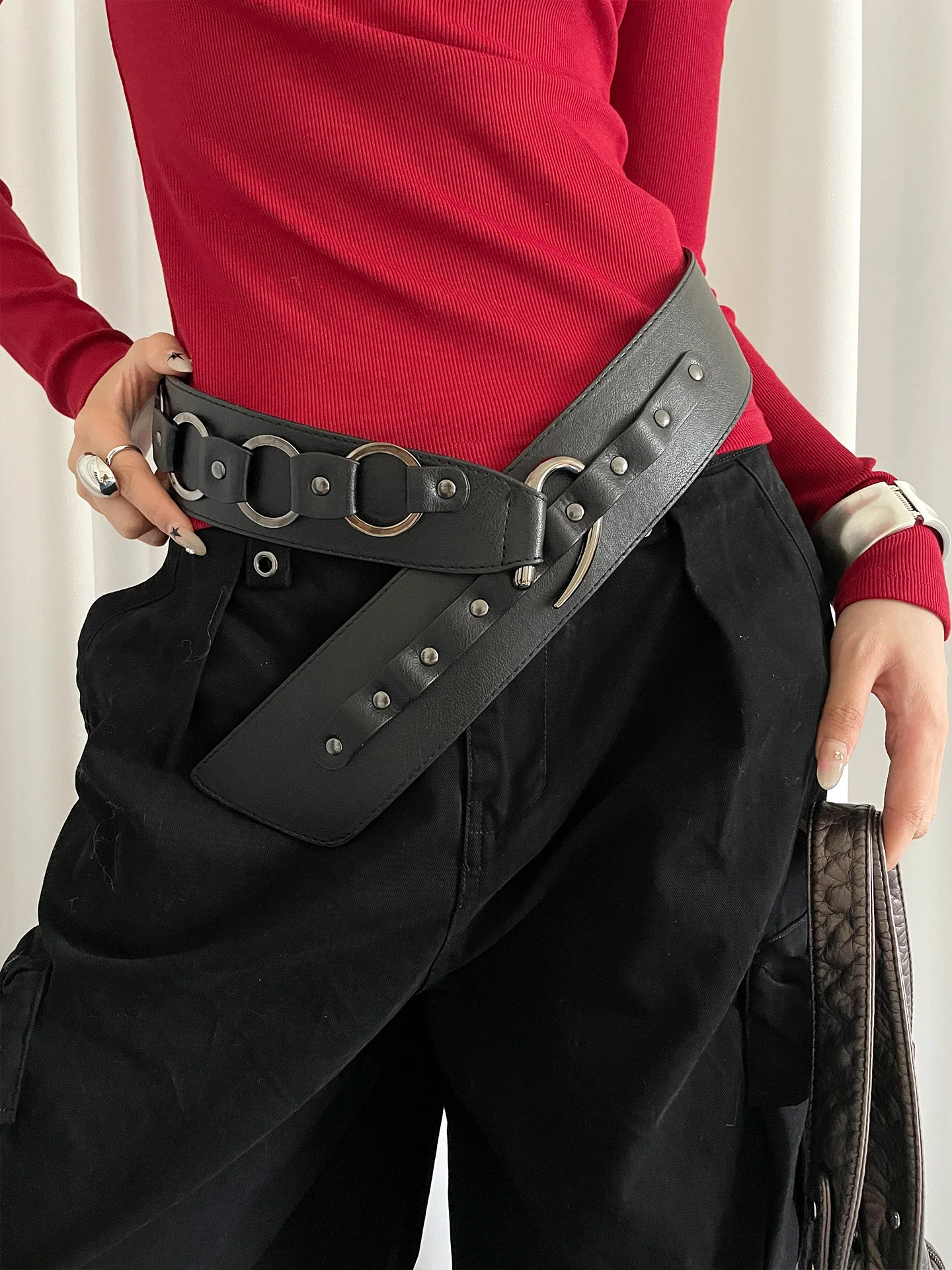 Designer American Style Sexy Girl Wide Belt For Women Irregular Waistband For Skirts Jeans And Belts Decoration