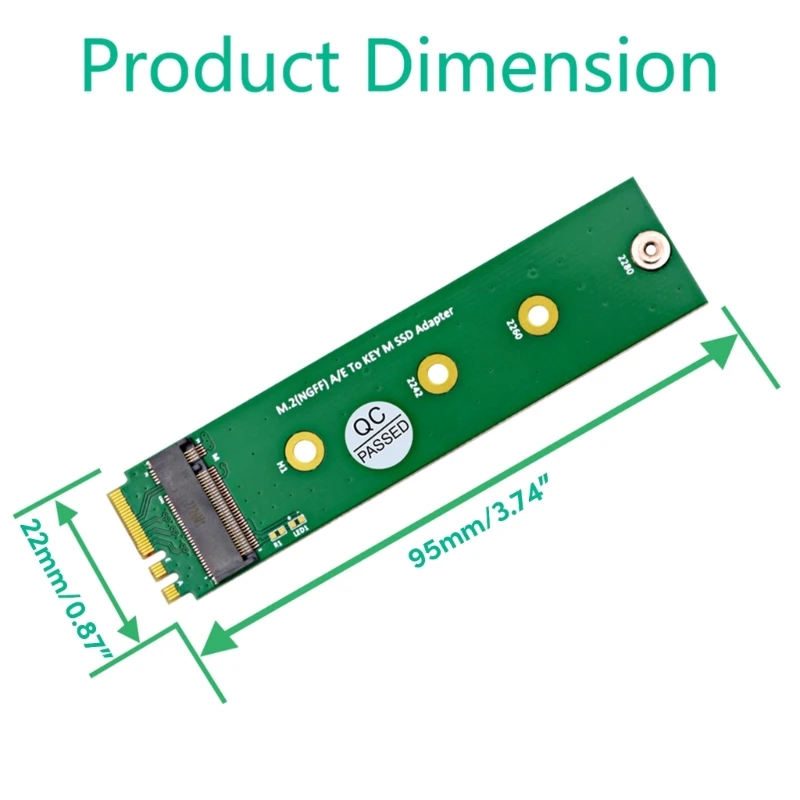 Konwerter adaptera M.2 NGFF A na KEY-M SSD M.2 Wifi A+E na kartę SSD M.2 NVME