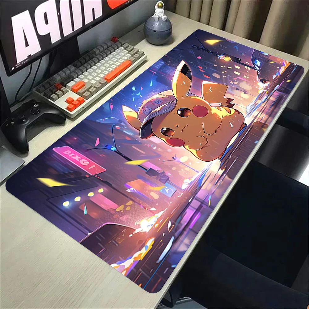 

Mouse Pad Gaming Accessories Gamer Anime Kawaii Pokemon Pikachu Computer Desk Mat Laptop Varmilo Keyboard Pads Mousepad