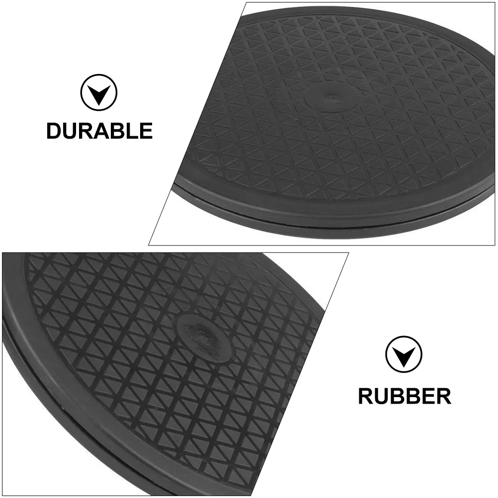 

1pc Rotatable Turntable 360 Degree Manual Turntable For Spices Storage 66Lbs Capacity Stainless Steel Balls Flat Display