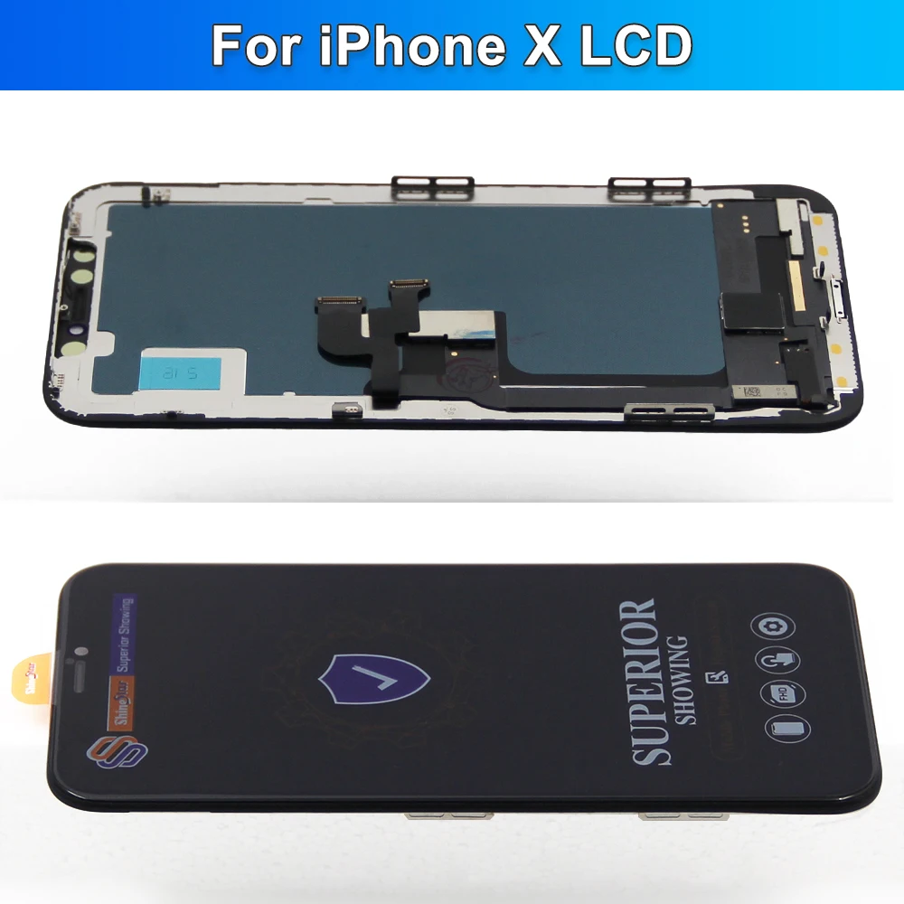 Incell For Apple iPhone X LCD Display + Touch Digitizer Assembly for iPhone 10 for iphone 10 A1865, A1901 LCD Screen Replacement