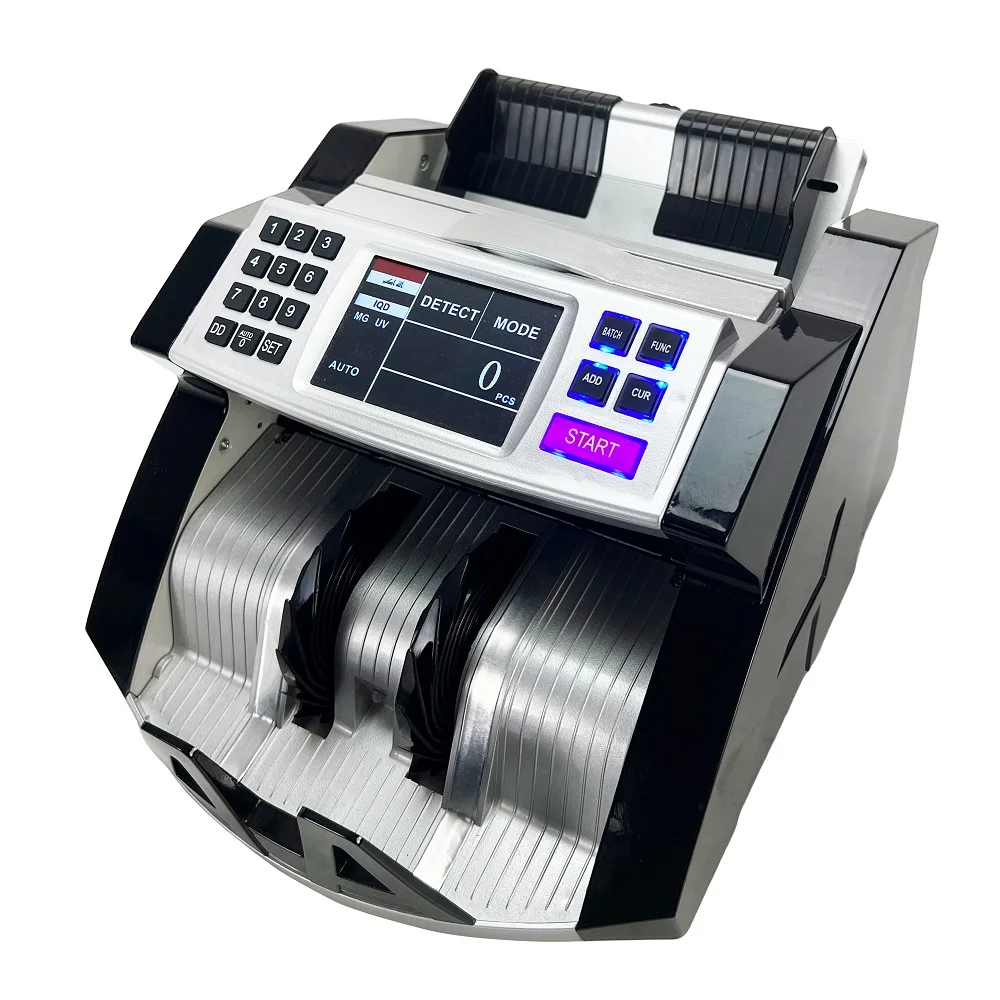 1008T EUR USD PKR RUB Money Counting Machine Multi Bill Banknote Counter Detector