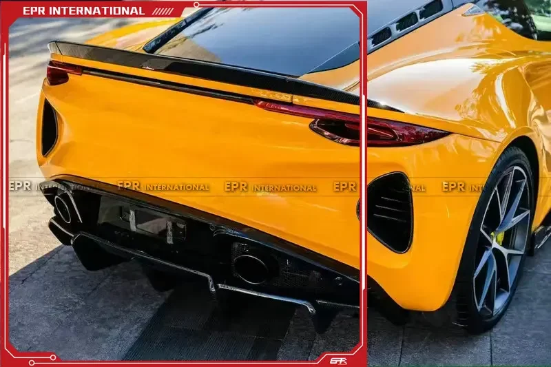 

2022 Lotus Emira | OD Type Rear Spoiler - High-Quality Carbon Fiber/FRP Material