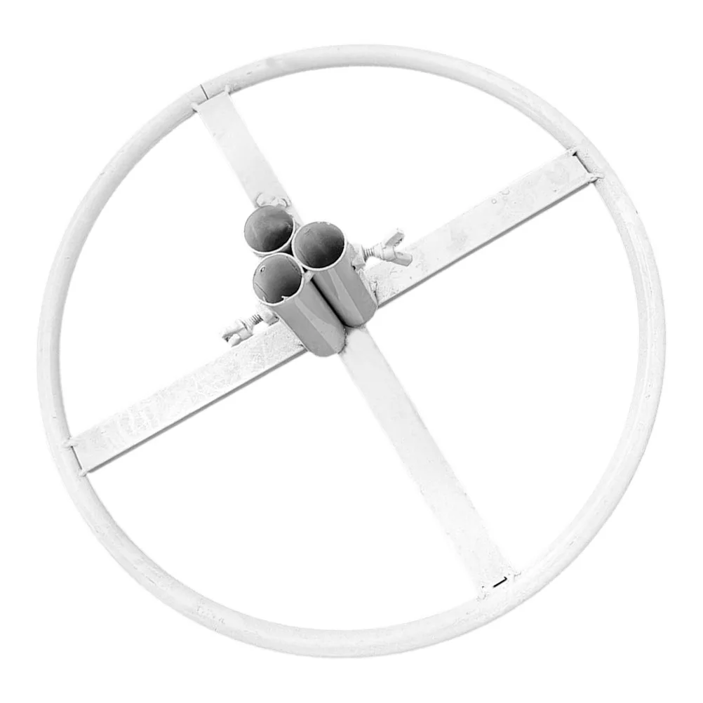 

Flower Pole Display Stand Large Size Metal Base Plant Stool Pedestal Floral Arrangement Tools Fixer Outdoor Use