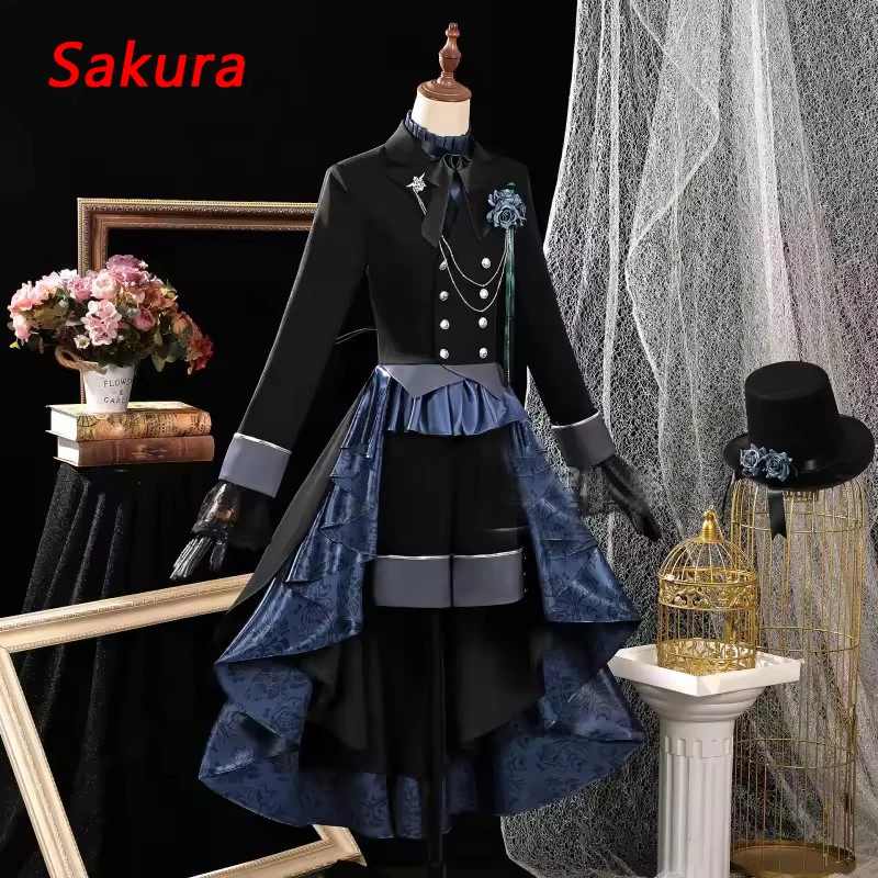 

Ciel Phantomhive Cosplay Costume Black Butler Black Rose Ciel Phantomhive Wig