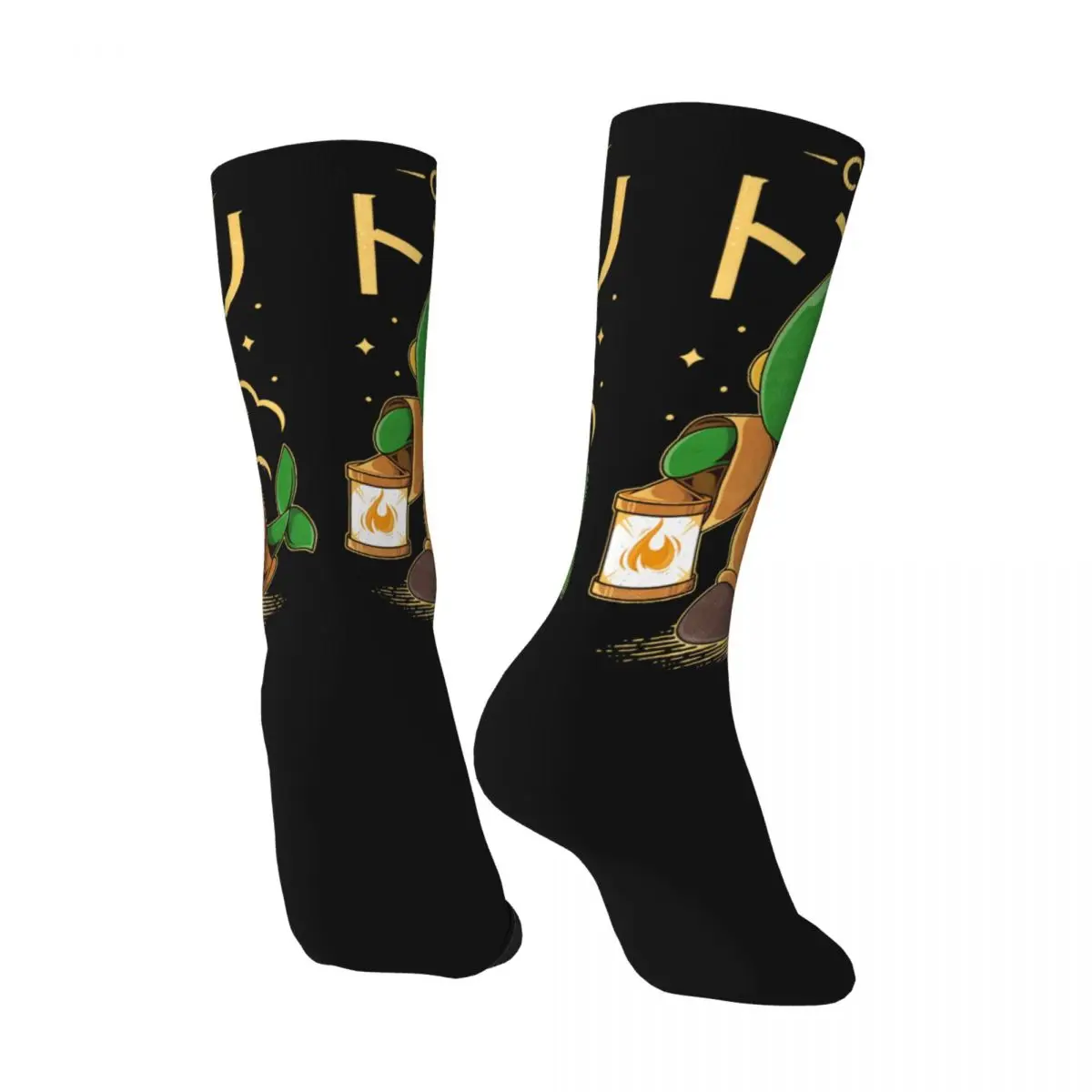 Happy Funny Men's Socks The Tonberry Retro Harajuku Final Fantasy XIV Game Hip Hop Novelty Casual Crew Crazy Sock Gift Printed