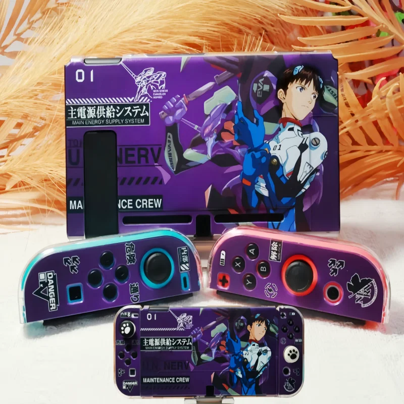 En stock, Funda Protectora EVA Asuka para Nintendo Switch, Versión Regular, New Century Evangelion Warrior, Carcasa Protectora, Juguete de Regalo