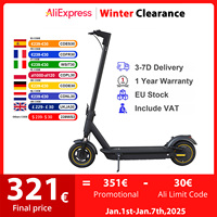 JUICEASE 45KM Electric Scooter 35KM/H Fast Speed 1000W Peak Power 500W Powerful Motor 10 Inch Air Tire 14.5AH Folding E-scooter