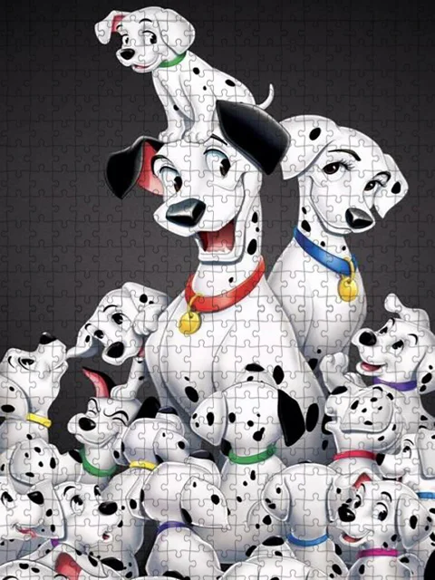 Disney Spotted Dog Cute Puzzle Cartoon Children's Brain Burning Puzzle Game Decoration Preferred Holiday Handmade Gift